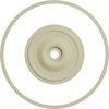 Ekena Millwork 50 3/8-in. OD x 47 1/4-in. ID Ceiling Ring w/27 7/8-in. OD Ceiling Medallion Tomango Egg & Dart Kit CRM50TR27TO